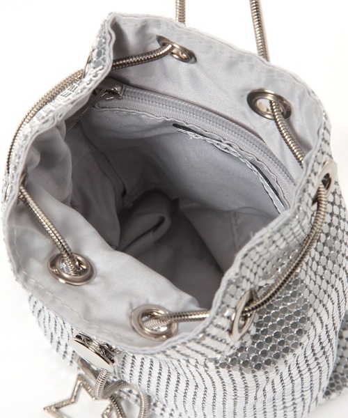 BAYFLOW（ベイフロー）の「[スマホ・カード収納可能]メタルメッシュミニショルダー（ショルダーバッグ・レディース・ゴールド/シルバー/ブラック・FREE）」の21枚目の写真