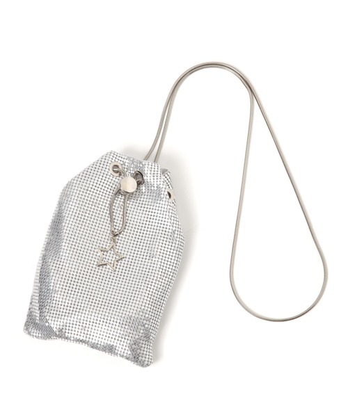 BAYFLOW（ベイフロー）の「[スマホ・カード収納可能]メタルメッシュミニショルダー（ショルダーバッグ・レディース・ゴールド/シルバー/ブラック・FREE）」の10枚目の写真