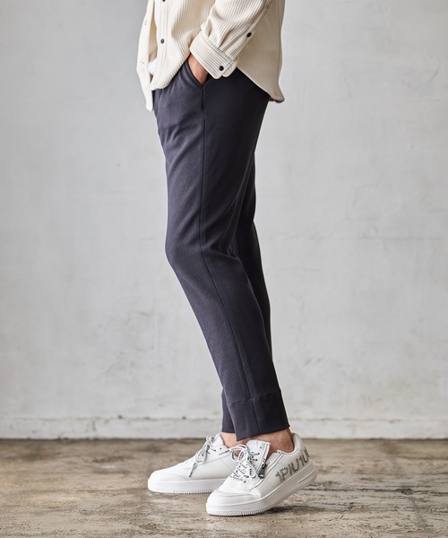 RATTLE TRAP（ラトルトラップ）の「楊柳ジャージーテーパードイージーパンツ（その他パンツ・メンズ・ネイビー/ブラック・LL/L/M/S）」の6枚目の写真