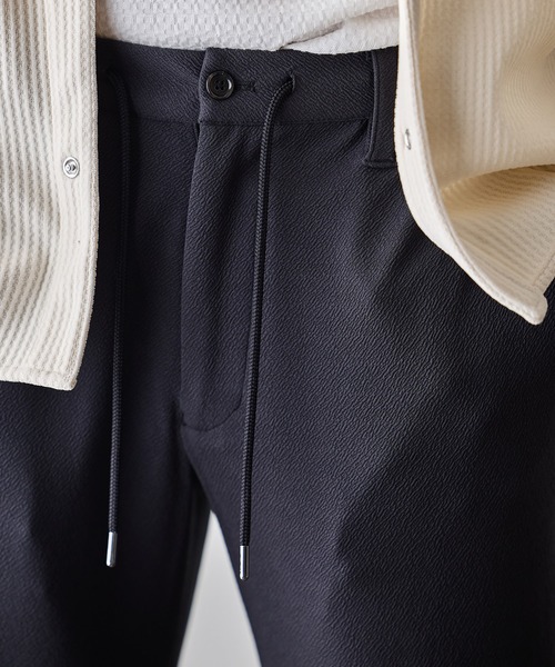 RATTLE TRAP（ラトルトラップ）の「楊柳ジャージーテーパードイージーパンツ（その他パンツ・メンズ・ネイビー/ブラック・LL/L/M/S）」の9枚目の写真