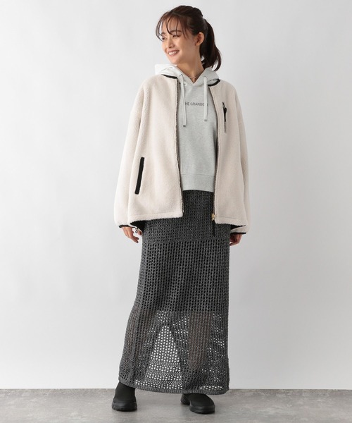 GLOBAL WORK（グローバルワーク）の「リバーシブルボアブルゾン/115504