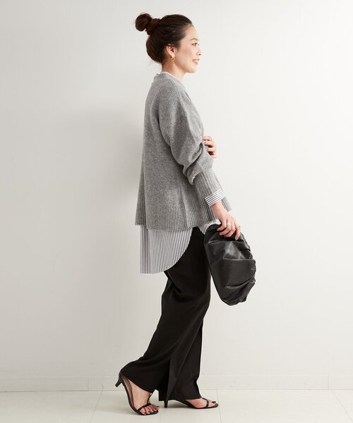 B.C STOCK（ベーセーストック）の「《追加3》FOXMIXクルーネックプルオーバー（ニット/セーター・レディース・ピンク/レッド/ベージュ/チャコールグレー/ブルー・FREE）」の15枚目の写真
