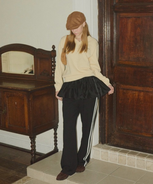 GIUNON（ジウノン）の「suede touch hunting cap / スエードタッチ