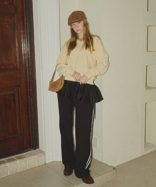 GIUNON（ジウノン）の「suede touch hunting cap / スエードタッチハンチングキャップ（ハンチング/ベレー帽・レディース・ブラック/ブラウン・FREE）」の8枚目の写真