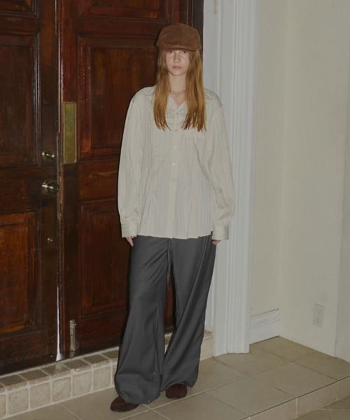 GIUNON（ジウノン）の「suede touch hunting cap / スエードタッチハンチングキャップ（ハンチング/ベレー帽・レディース・ブラック/ブラウン・FREE）」の10枚目の写真