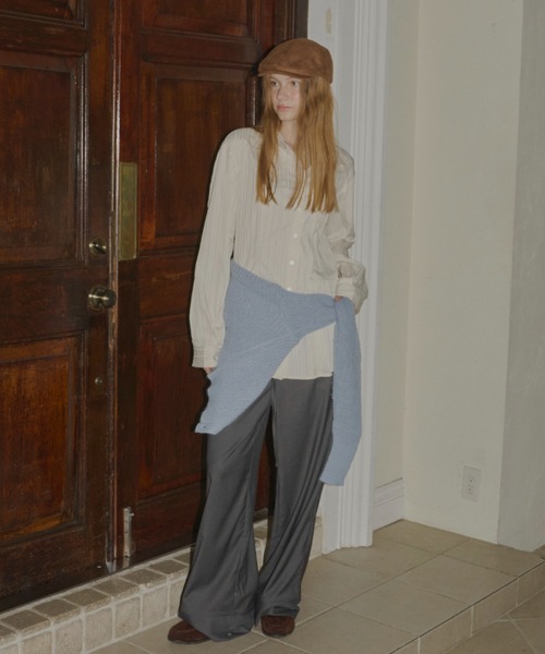 GIUNON（ジウノン）の「suede touch hunting cap / スエードタッチハンチングキャップ（ハンチング/ベレー帽・レディース・ブラック/ブラウン・FREE）」の20枚目の写真