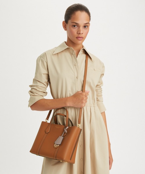 TORY BURCH ペリー スモール トリプルコンパートメントトート ペリー スモール トリプルコンパートメント トート: レディース