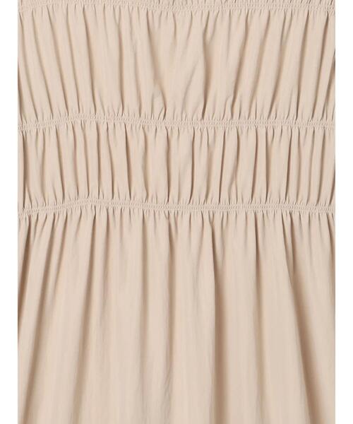 Lugnoncure（ルノンキュール）の「シャーリングワンピース（ワンピース・レディース・ブラック/カーキ/ベージュ・F）」の13枚目の写真