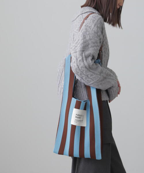 FREE'S MART(フリーズマート)の「◆ニットショルダーバッグ(ショルダーバッグ・レディース・ブラウン/ブラック・フリ-)」の16枚目の写真