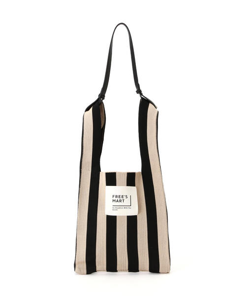 FREE'S MART(フリーズマート)の「◆ニットショルダーバッグ(ショルダーバッグ・レディース・ブラウン/ブラック・フリ-)」の3枚目の写真