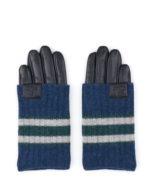 Vivienne Westwood タッチパネル対応 羊革ロングリブニット手袋