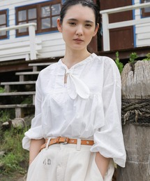 Brocante | [Brocante / ブロカント] 20s綿麻シーチング フラールシャツ(シャツ/ブラウス)