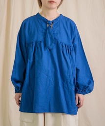 [Brocante / ブロカント] 20s綿麻シーチング フラールシャツ
