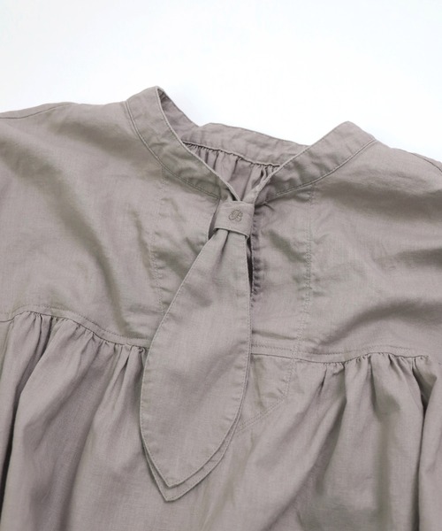 Brocante / ブロカント] 20s綿麻シーチング フラールシャツ