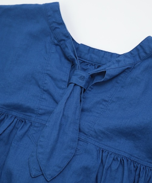 Brocante（ブロカント）の「[Brocante / ブロカント] 20s綿麻シーチング フラールシャツ（シャツ/ブラウス・レディース・ブラック/ホワイト/ライトグレー/ブルー・2）」の7枚目の写真