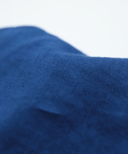 Brocante（ブロカント）の「[Brocante / ブロカント] 20s綿麻シーチング フラールシャツ（シャツ/ブラウス・レディース・ブラック/ホワイト/ライトグレー/ブルー・2）」の8枚目の写真