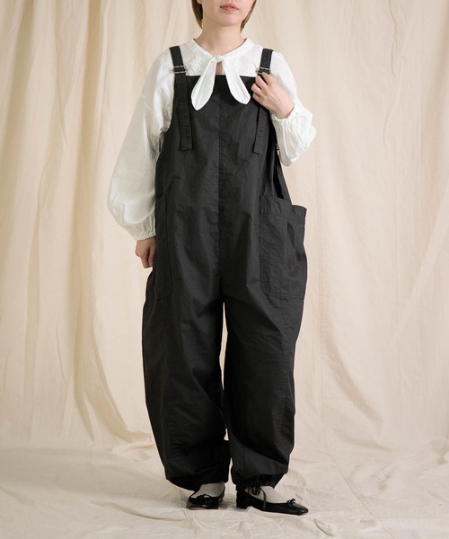 Brocante（ブロカント）の「[Brocante / ブロカント] 20s綿麻シーチング フラールシャツ（シャツ/ブラウス・レディース・ブラック/ホワイト/ライトグレー/ブルー・2）」の12枚目の写真