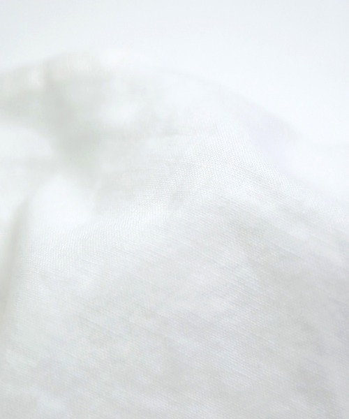 Brocante（ブロカント）の「[Brocante / ブロカント] 20s綿麻シーチング フラールシャツ（シャツ/ブラウス・レディース・ブラック/ホワイト/ライトグレー/ブルー・2）」の14枚目の写真