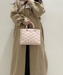 SAMANTHAVEGA | キルティングスタッズスクエアバッグ(ハンドバッグ)