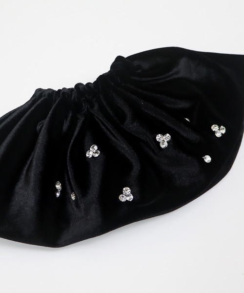 セール】ビジューフリルベロアシュシュ（シュシュ）｜BLUEEAST（ブルー