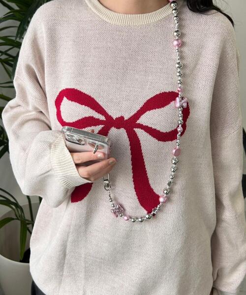 WEGO（ウィゴー）の「WEGO/メタルビーズモチーフストラップ（スマホグッズ・レディース・その他3/その他2/その他1/その他4・FREE）」の3枚目の写真