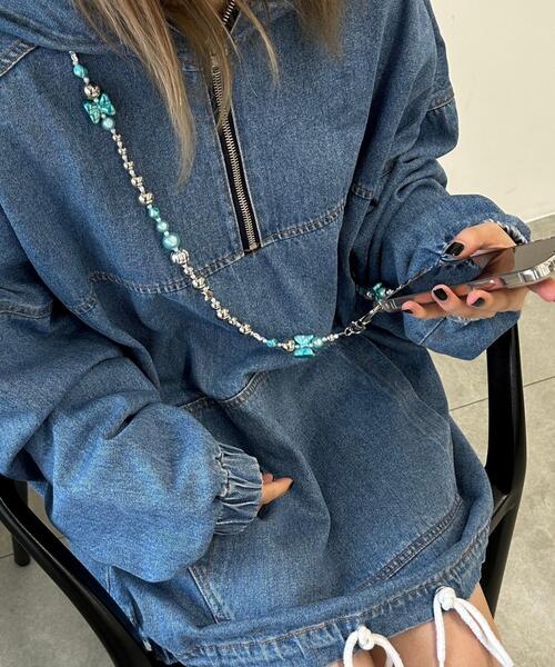 WEGO（ウィゴー）の「WEGO/メタルビーズモチーフストラップ（スマホグッズ・レディース・その他3/その他2/その他1/その他4・FREE）」の4枚目の写真