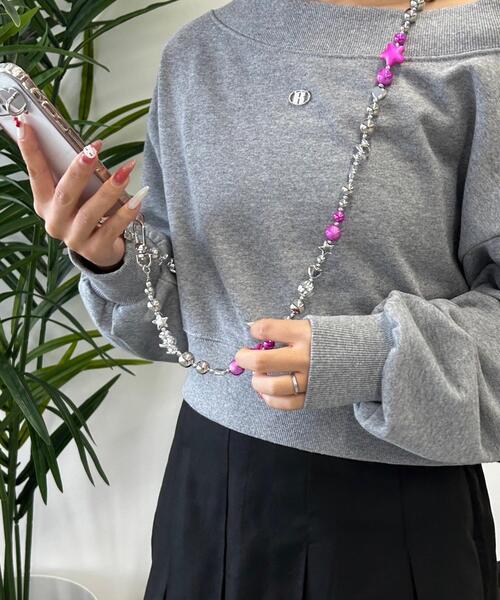 WEGO（ウィゴー）の「WEGO/メタルビーズモチーフストラップ（スマホグッズ・レディース・その他3/その他2/その他1/その他4・FREE）」の5枚目の写真