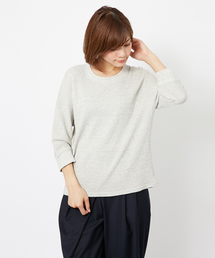 MILKFED. | WAFFLE H/S TOP（ワッフル/ハーフスリーブ）(Tシャツ/カットソー)