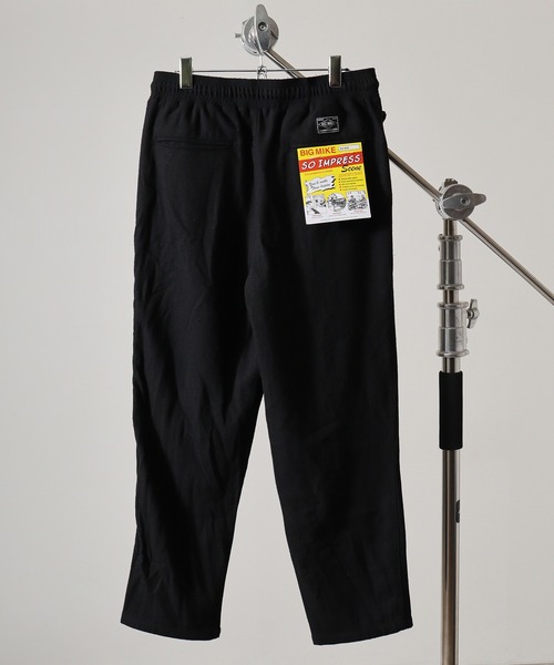 BIG MIKE（ビッグマイク）の「BIG MIKE ヘリンボーン ウール混 ベイカー イージーパンツ（その他パンツ・メンズ・ブラック・M/XL/L）」の5枚目の写真