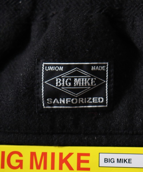BIG MIKE（ビッグマイク）の「BIG MIKE ヘリンボーン ウール混 ベイカー イージーパンツ（その他パンツ・メンズ・ブラック・M/XL/L）」の7枚目の写真