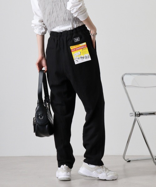 BIG MIKE（ビッグマイク）の「BIG MIKE ヘリンボーン ウール混 ベイカー イージーパンツ（その他パンツ・メンズ・ブラック・M/XL/L）」の11枚目の写真