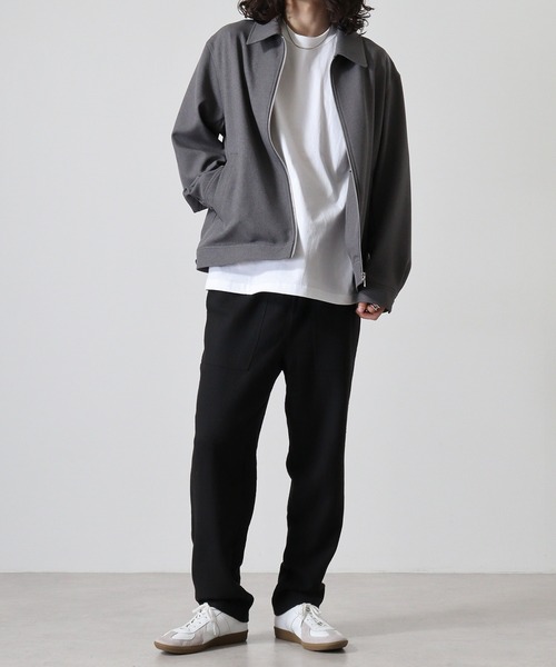 BIG MIKE（ビッグマイク）の「BIG MIKE ヘリンボーン ウール混 ベイカー イージーパンツ（その他パンツ・メンズ・ブラック・M/XL/L）」の17枚目の写真