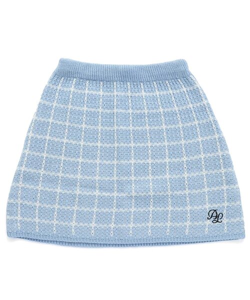 セール】アソート柄ニットトップス&スカートセット（セットアップ