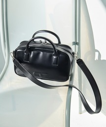 ADAM ET ROPE' | 【一部WEB限定カラー】・【再入荷】ロゴスクエアボストンバッグ(ショルダーバッグ)