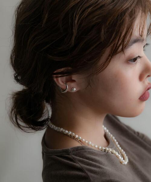 SMELLY(スメリー)の「SMELLY so’ grain pierce(ピアス(両耳用)・レディース・シルバー・-)」の3枚目の写真
