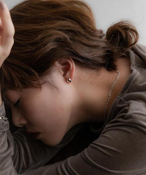 SMELLY(スメリー)の「SMELLY so’ grain pierce(ピアス(両耳用)・レディース・シルバー・-)」の5枚目の写真