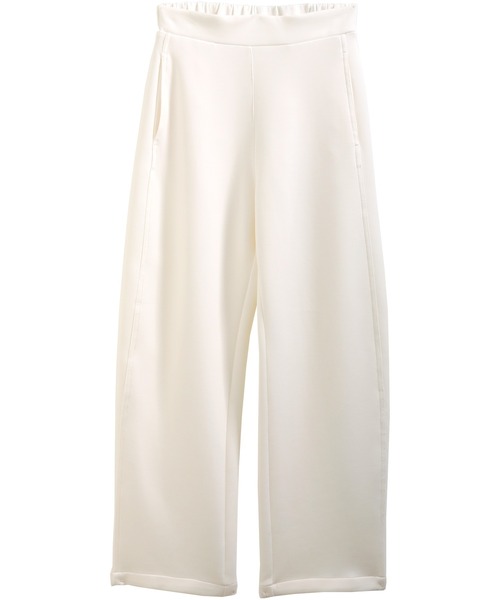 nouvellemoi(ヌーベルモイ)の「ダンボールニットカーブパンツ(その他パンツ・レディース・チャコール/アイボリー/ブラック・M)」の10枚目の写真