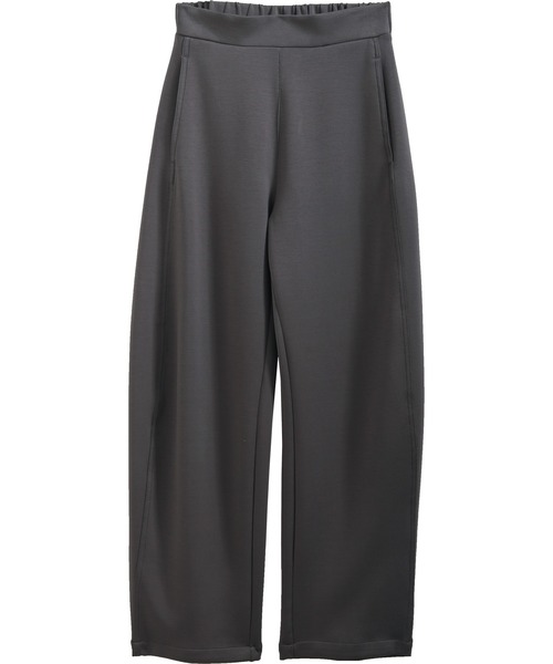 nouvellemoi(ヌーベルモイ)の「ダンボールニットカーブパンツ(その他パンツ・レディース・チャコール/アイボリー/ブラック・M)」の12枚目の写真