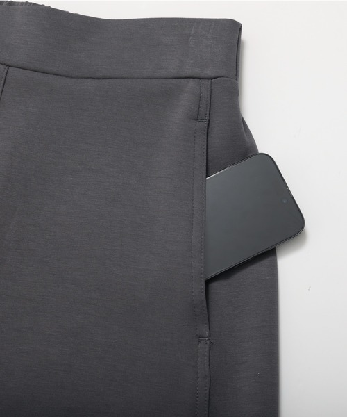 nouvellemoi(ヌーベルモイ)の「ダンボールニットカーブパンツ(その他パンツ・レディース・チャコール/アイボリー/ブラック・M)」の15枚目の写真