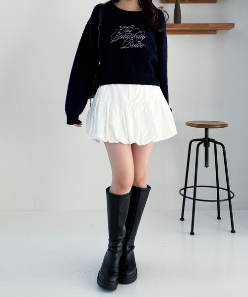 Heather（ヘザー）の「バルーンミニスカート 291607（スカート