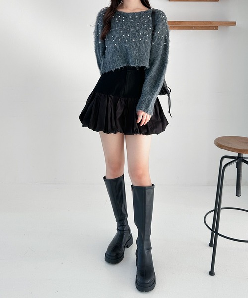 Heather（ヘザー）の「バルーンミニスカート 291607（スカート