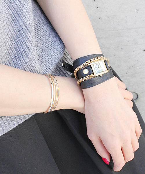 LA MER COLLECTIONS（ラメールコレクション）の「【LA　MER　COLLECTIONS　2015　AW Collection】（アナログ腕時計・レディース・ブラック・FREE）」の12枚目の写真