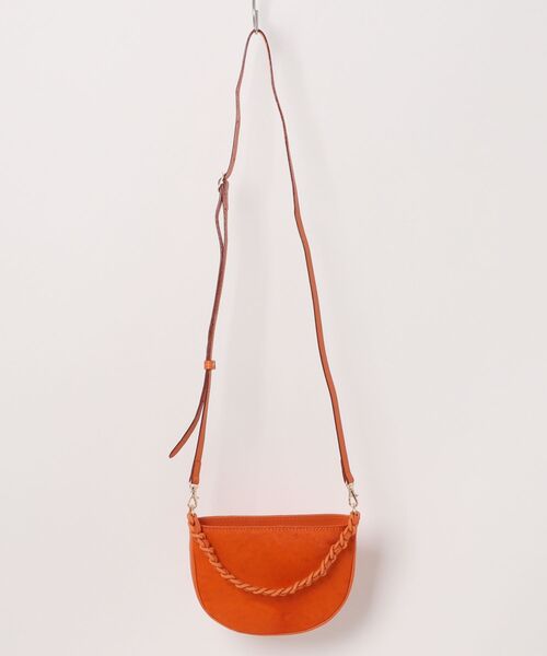 perche(ペルケ)の「ペルケ perche / カラーチェーンハラコタイプ2WAYショルダー(ショルダーバッグ・レディース・オレンジ/ピンク・FREE)」の1枚目の写真
