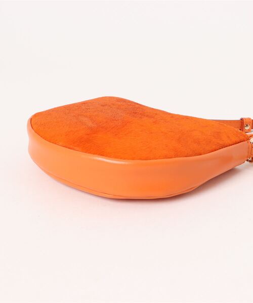 perche(ペルケ)の「ペルケ perche / カラーチェーンハラコタイプ2WAYショルダー(ショルダーバッグ・レディース・オレンジ/ピンク・FREE)」の3枚目の写真