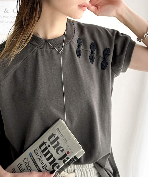★ELF SACK★ 新中国式 スリム チャイナ風 Ｔシャツ/送料込 ☆ELF SACK☆ 新中国式 スリム チャイナ風 Tシャツ/送料込 (ELF