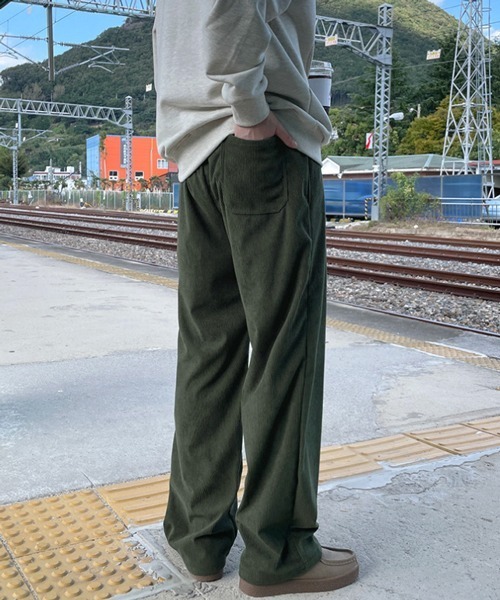 NOWLE】ワイドシルエット ドレープ コーデュロイ パンツ（その他パンツ