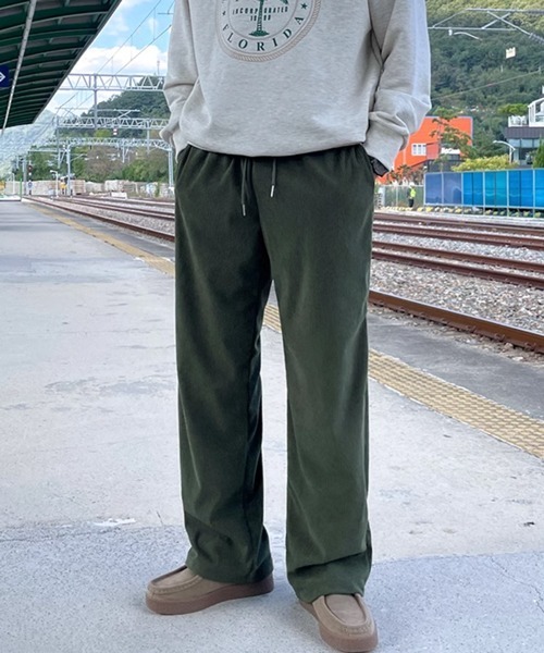 NOWLE】ワイドシルエット ドレープ コーデュロイ パンツ（その他パンツ