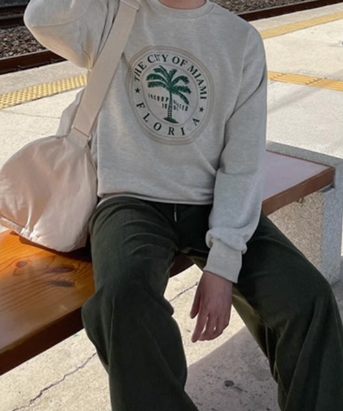 NOWLE（ノウル）の「【NOWLE】ワイドシルエット ドレープ コーデュロイ パンツ（その他パンツ・メンズ・ダークカーキ/オフホワイト・MEDIUM/SMALL/X-LARGE/LARGE）」の5枚目の写真