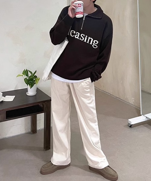 NOWLE（ノウル）の「【NOWLE】ワイドシルエット ドレープ コーデュロイ パンツ（その他パンツ・メンズ・ダークカーキ/オフホワイト・MEDIUM/SMALL/X-LARGE/LARGE）」の18枚目の写真