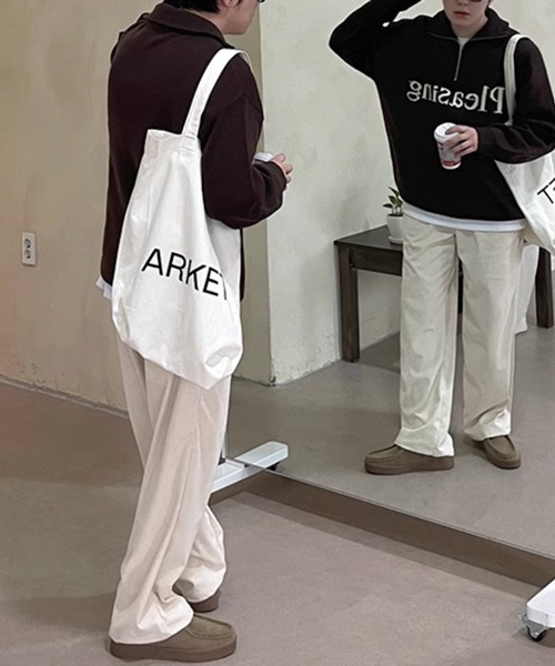 NOWLE（ノウル）の「【NOWLE】ワイドシルエット ドレープ コーデュロイ パンツ（その他パンツ・メンズ・ダークカーキ/オフホワイト・MEDIUM/SMALL/X-LARGE/LARGE）」の9枚目の写真